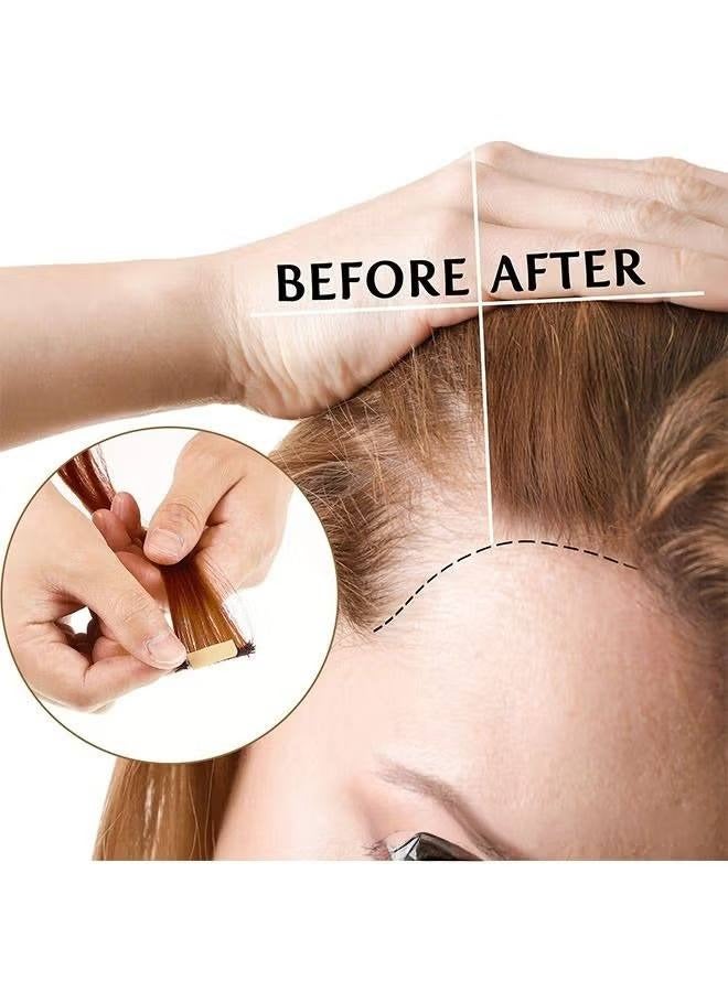 ٥ شرائط لاصقة من الدانتيل الأمامي، لاصق قوي مقاوم للماء على الوجهين، بديل لنظام الشعر المستعار ووصلات الشعر (لون البشرة). - Image 4